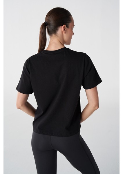 Hml T-Ic Icona Regular Kadın T-Shirt 911867-2001 Black modelleri