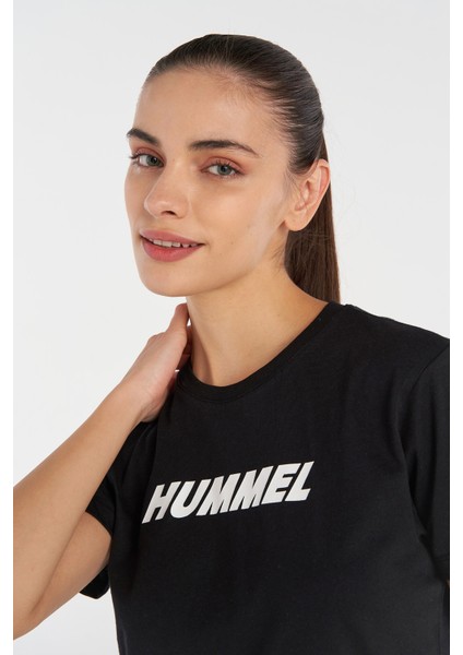 Hml T-Te Elemental Logo Cotton Tee Kadın T-Shirt 912016-2001 Black fiyatları