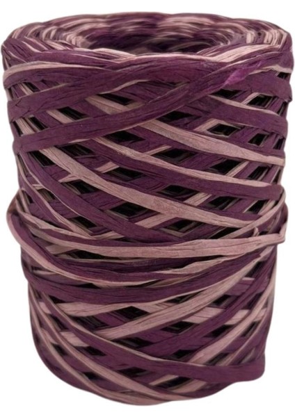 Çanta Ithal Ebruli Rafya Mor Ebruli