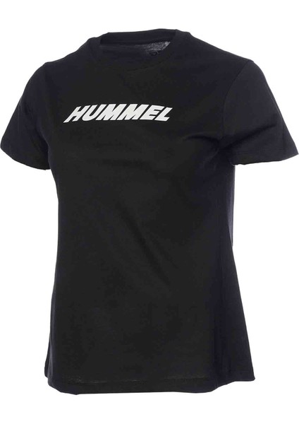 Hml T-Te Elemental Logo Cotton Tee Kadın T-Shirt 912016-2001 Black fırsatları