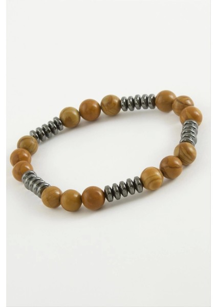 Jasper Hematit Doğaltaş Bileklk