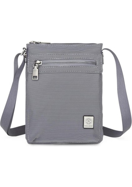 Şık Gri Uniseks Postacı Çantası, Dayanıklı ve Kullanışlı Smart Bags 8732