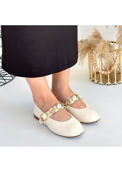 Bernishoes Atnis Bej Cilt Babet Ayakkabı fırsatları