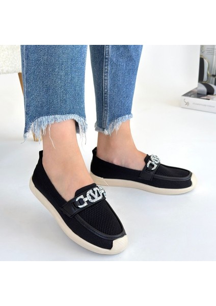 Bernishoes Wata Siyah Triko Babet Ayakkabı fırsatları