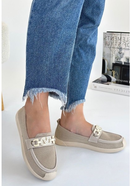 Bernishoes Wata Bej Triko Babet Ayakkabı modelleri