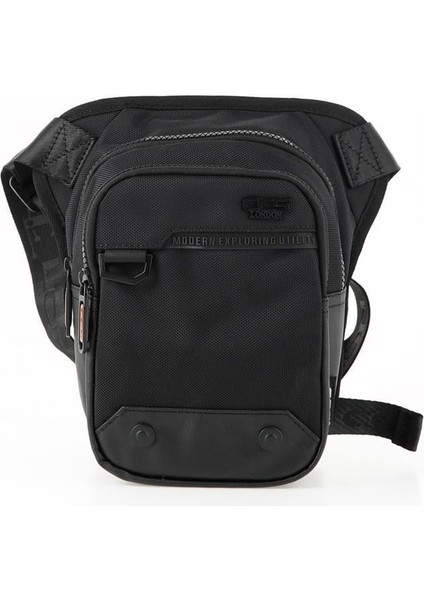 Siyah Bel ve Bacak Çantası, Şık ve Hafif Tasarım