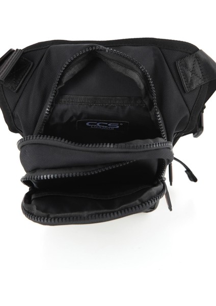 Siyah Bel ve Bacak Çantası, Şık ve Hafif Tasarım