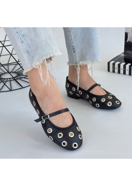 Bernishoes Tinta Siyah Cilt Babet Ayakkabı fırsatları