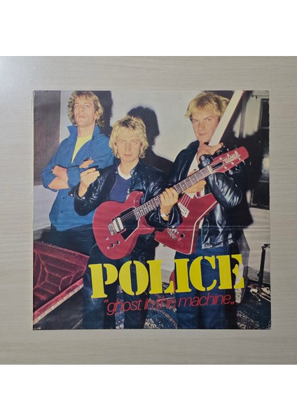 The Police - Ghost In The Machine - ***türkiye Baskısına Özel, Farklı Kapaklı Versiyon*** -1982 - Dönem Baskı Plak - Longplay - Lp