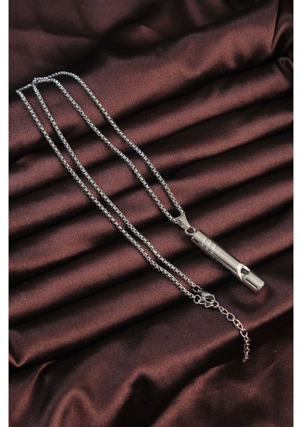 Acil Durum Düdüğü 316L Çelik Kararma Yapmaz Yüksek Desibel Kolye Unisex fırsatları
