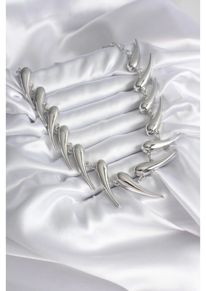 Vıp Seri Özel Model Gümüş Renk Kadın Kolye fiyatları