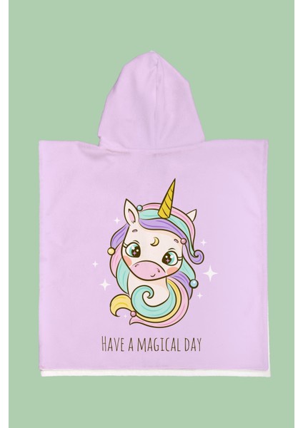 Magical Unicorn Çocuk Panço Plaj Havlusu fiyatları