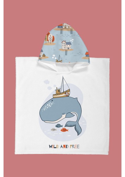 Whale Çocuk Panço Plaj Havlusu