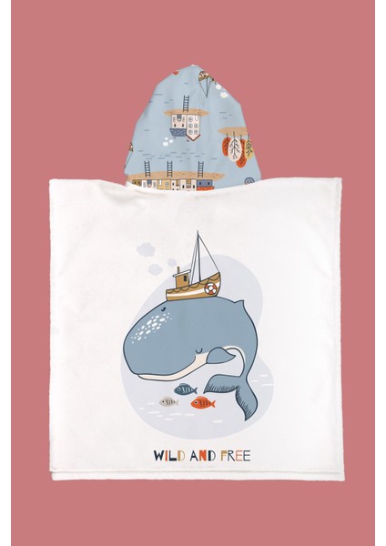 Whale Çocuk Panço Plaj Havlusu fiyatları