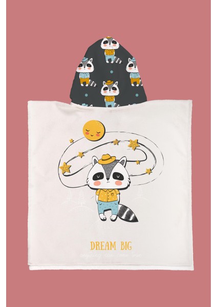 Dream Raccoon Çocuk Panço Plaj Havlusu fiyatları