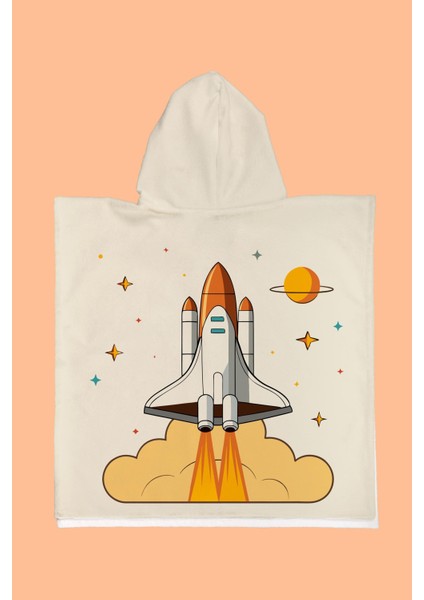Space Cloudy Çocuk Panço Plaj Havlusu fiyatları
