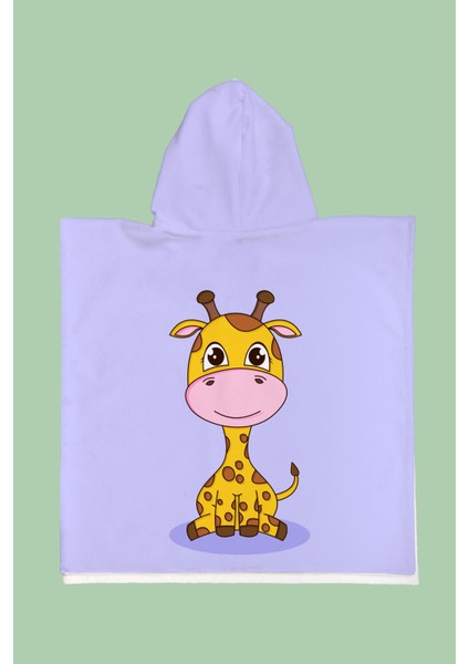 Giraffe Çocuk Panço Plaj Havlusu fiyatları