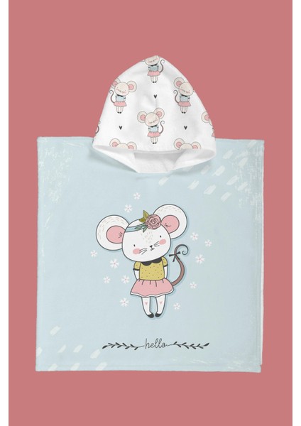 Pleasant Mouse Çocuk Panço Plaj Havlusu