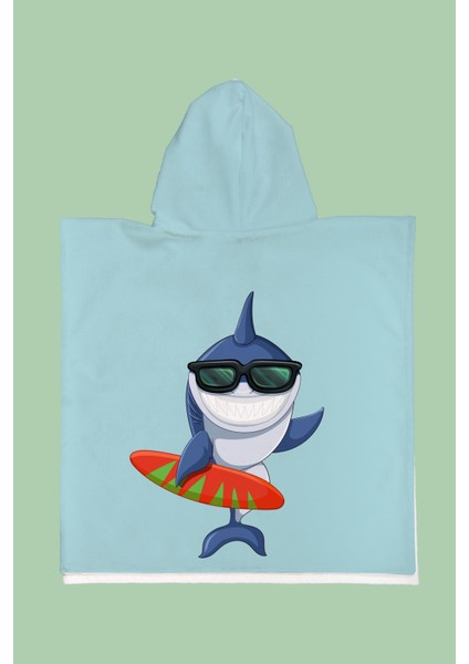 Shark Çocuk Panço Plaj Havlusu fiyatları