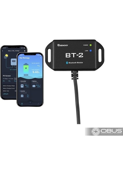 Obus Karavan Solar Sistem Bluetoot Kontrol Modülü Bt-2