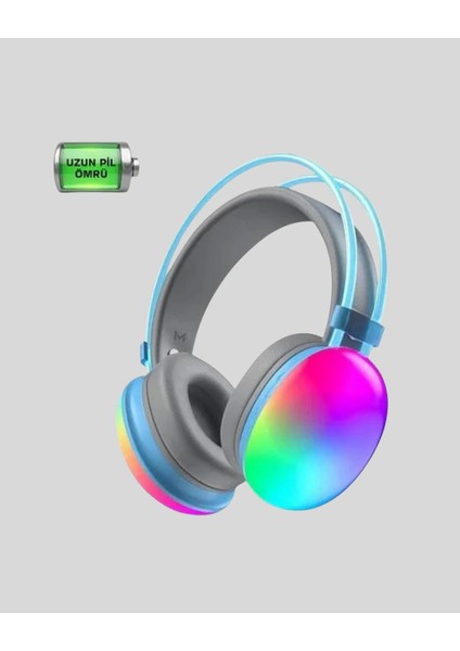 Type-C Şarjlı Rgb Işıklı Bluetooth Oyuncu Kulaklığı indirimleri