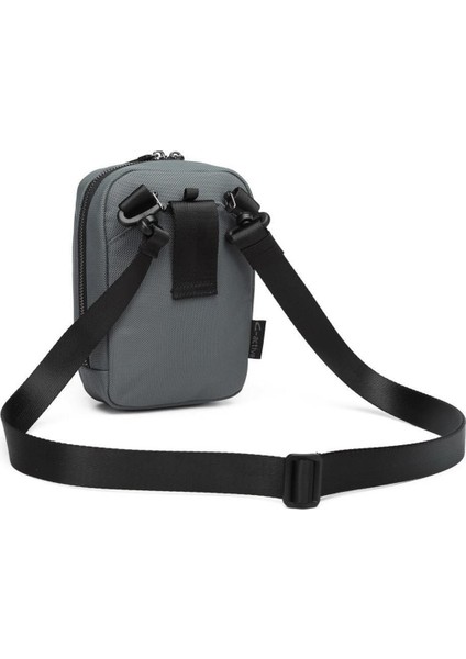 Erkek Küçük Omuz Çantası, Oxford Kumaş, Rahat ve Şık Tasarım, Gri Renk fiyatları