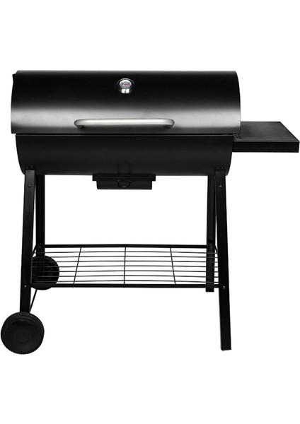 Kapaklı Varil Tip Kömürlü Mangal Çelik Gövde Termometreli Tekerlekli Mangal indirimleri