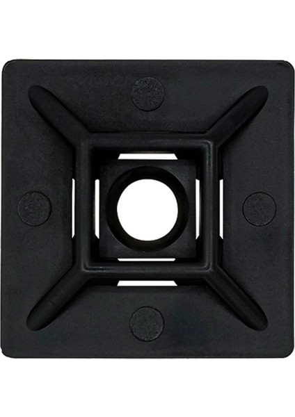 Yapışkan Kare Kroşe 20X20 Siyah (100LÜ Paket) modelleri