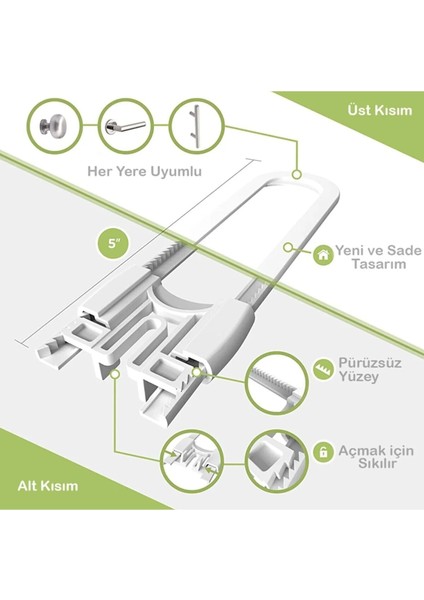 Raylı Dolap Kilidi 2 Adet fiyatları