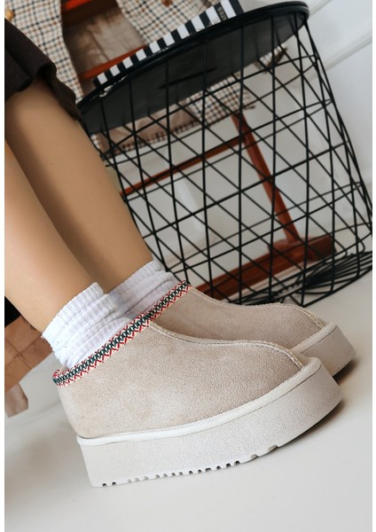 Bernishoes Foyk Bej Süet Bot modelleri