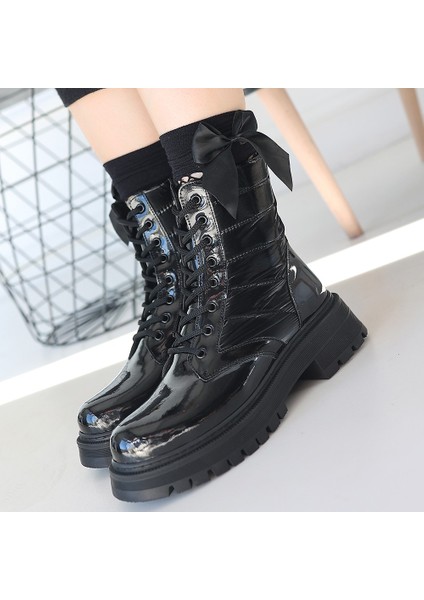 Bernishoes Josse Siyah Rugan Bağcıklı Bot fırsatları