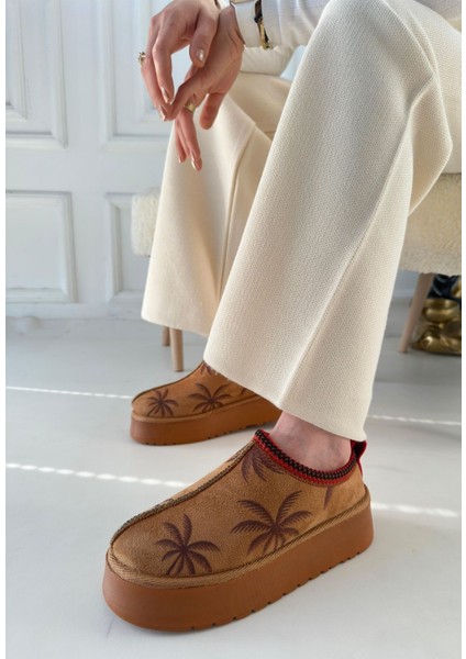 Bernishoes Mucy Taba Süet Bot modelleri