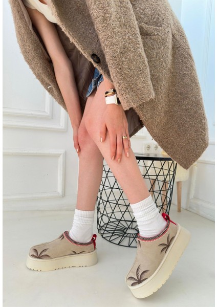 Bernishoes Mucy Bej Süet Bot