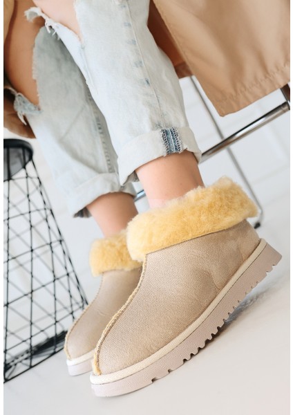 Bernishoes Abby Bej Süet Bot fiyatları