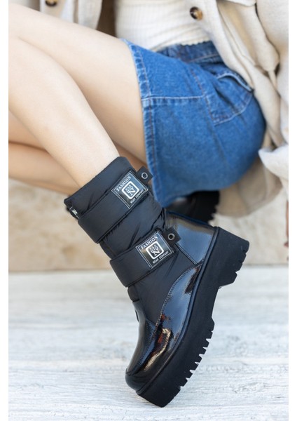 Bernishoes Miah Siyah Rugan Kar Bot modelleri