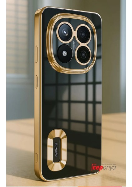 Redmi Note 14 Pro 5g Kılıf Köşeleri Renkli Şeffaf Kamera Korumalı Silikon Luxury Kapak