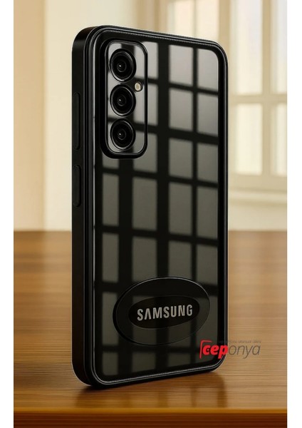 Galaxy A56 Kılıf Köşeleri Renkli Şeffaf Kamera Korumalı Silikon Luxury Kapak