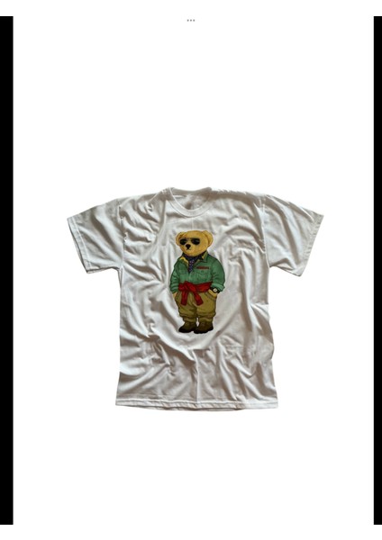 Centilmen Ayı Baskılı Tişört fiyatları