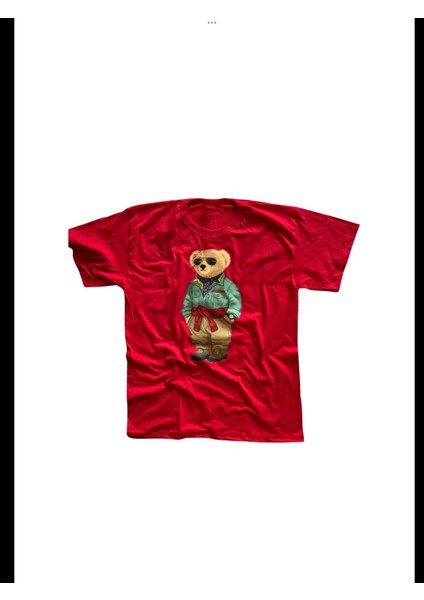 Centilmen Ayı Baskılı Tişört fiyatları