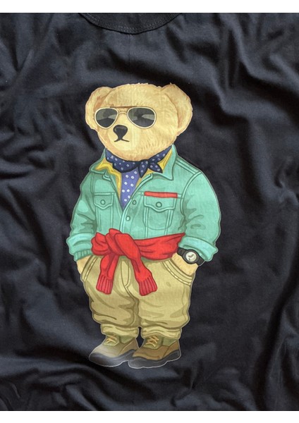 Centilmen Ayı Baskılı Tişört