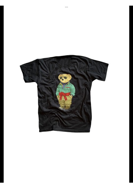 Centilmen Ayı Baskılı Tişört fiyatları