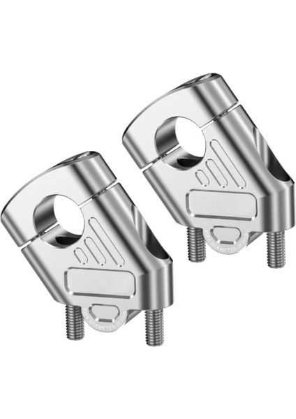 Nukroport 22 mm Gidonlar Için Gidon Yükseltme Aparatı (Siyah)