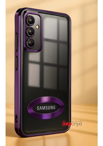 Galaxy A05S Kılıf Köşeleri Renkli Şeffaf Kamera Korumalı Silikon Luxury Kapak