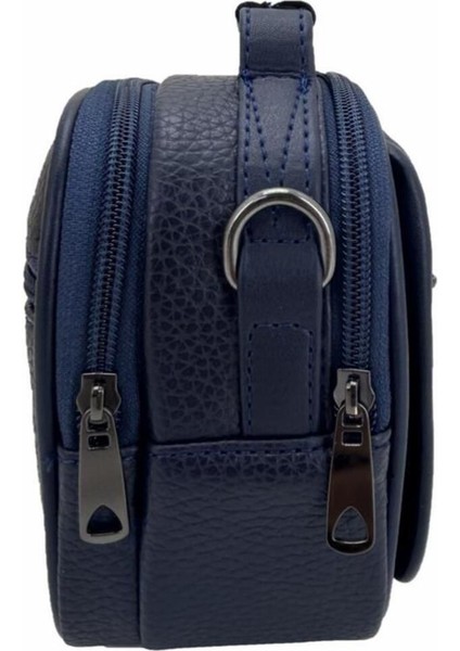 Lacivert Vegan Deri Omuz Askılı El Çantası, Şık ve Hafif Tasarım modelleri