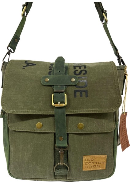 Şık Unisex Vintage Kanvas Su Geçirmez Postacı Omuz Çantası 29X30 cm fiyatları