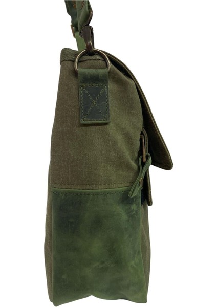 Şık Unisex Vintage Kanvas Su Geçirmez Postacı Omuz Çantası 29X30 cm fırsatları