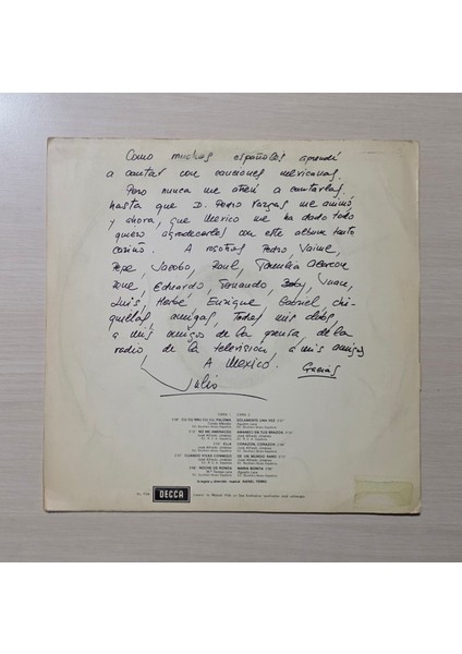 - A Mexico - 1976 - Dönem Baskı Plak - Longplay - Lp fiyatları