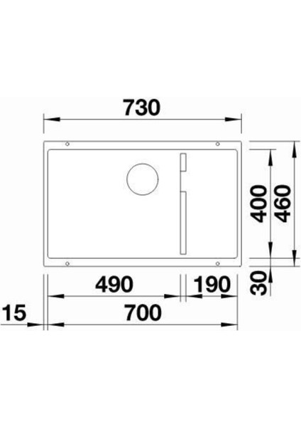 1 Buçuk Göz Tezgah Üstü&tezgaha Sıfır ve Tezgah Altı Uyumlu ( 70X40CM) modelleri