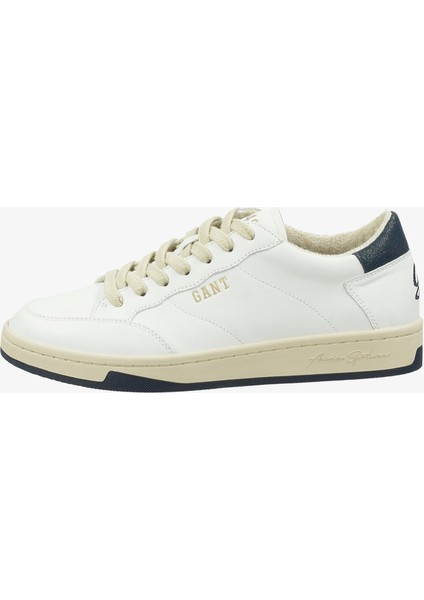 Erkek Beyaz Deri Sneaker