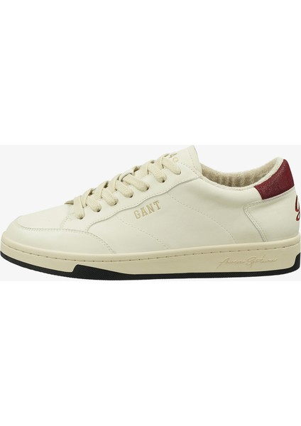 Erkek Beyaz Deri Sneaker